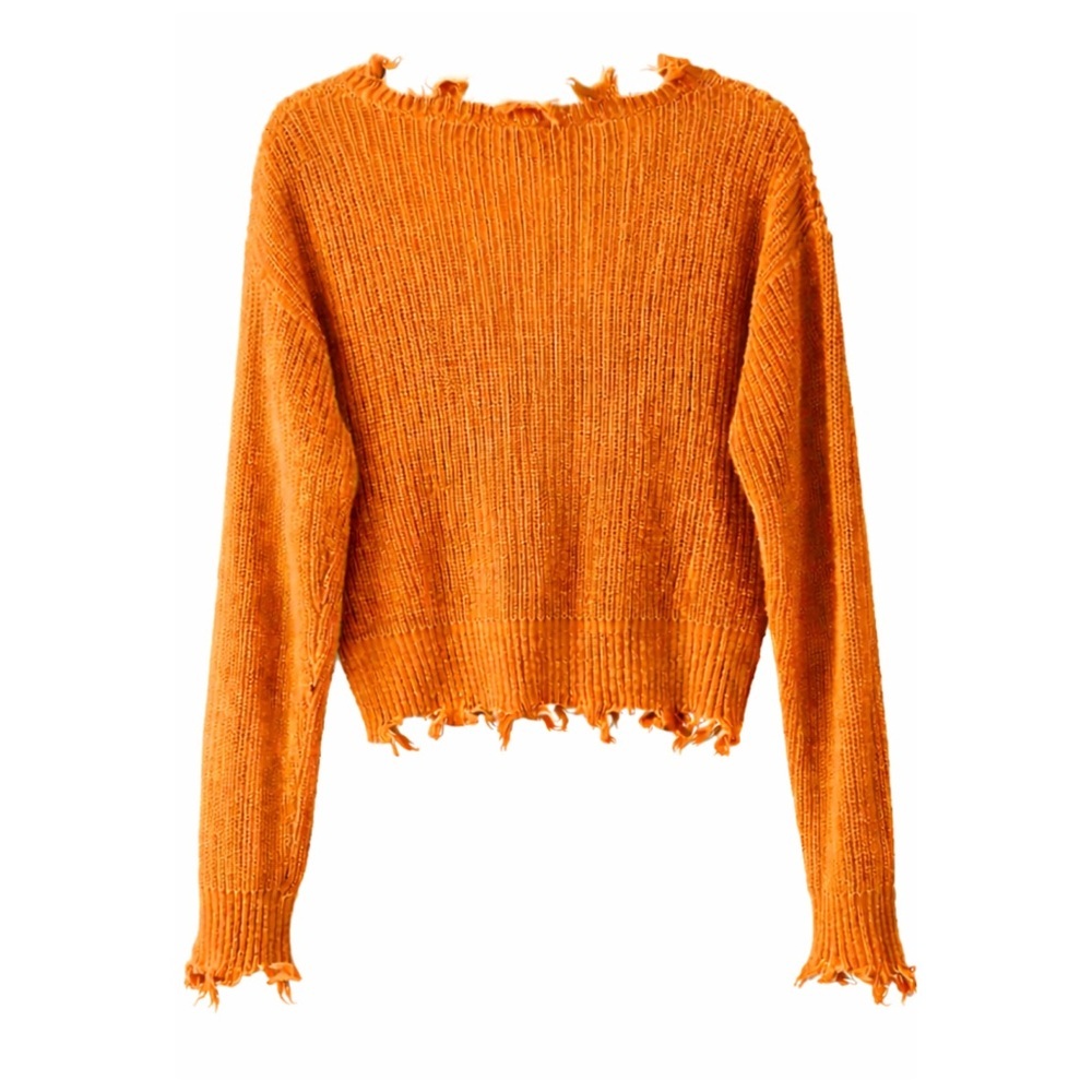 NWT Distressed Sweater - Picture 4 of 4